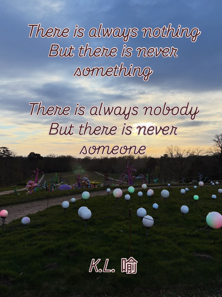 nothing but something
